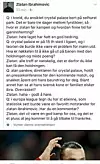Heldigvis er dette bare en dårlig oversettelse, så Manchester United-fansen trenger ikke å frykte at Zlatan bytter til en fransk klubb. Foto: Skjermdump fra Facebook