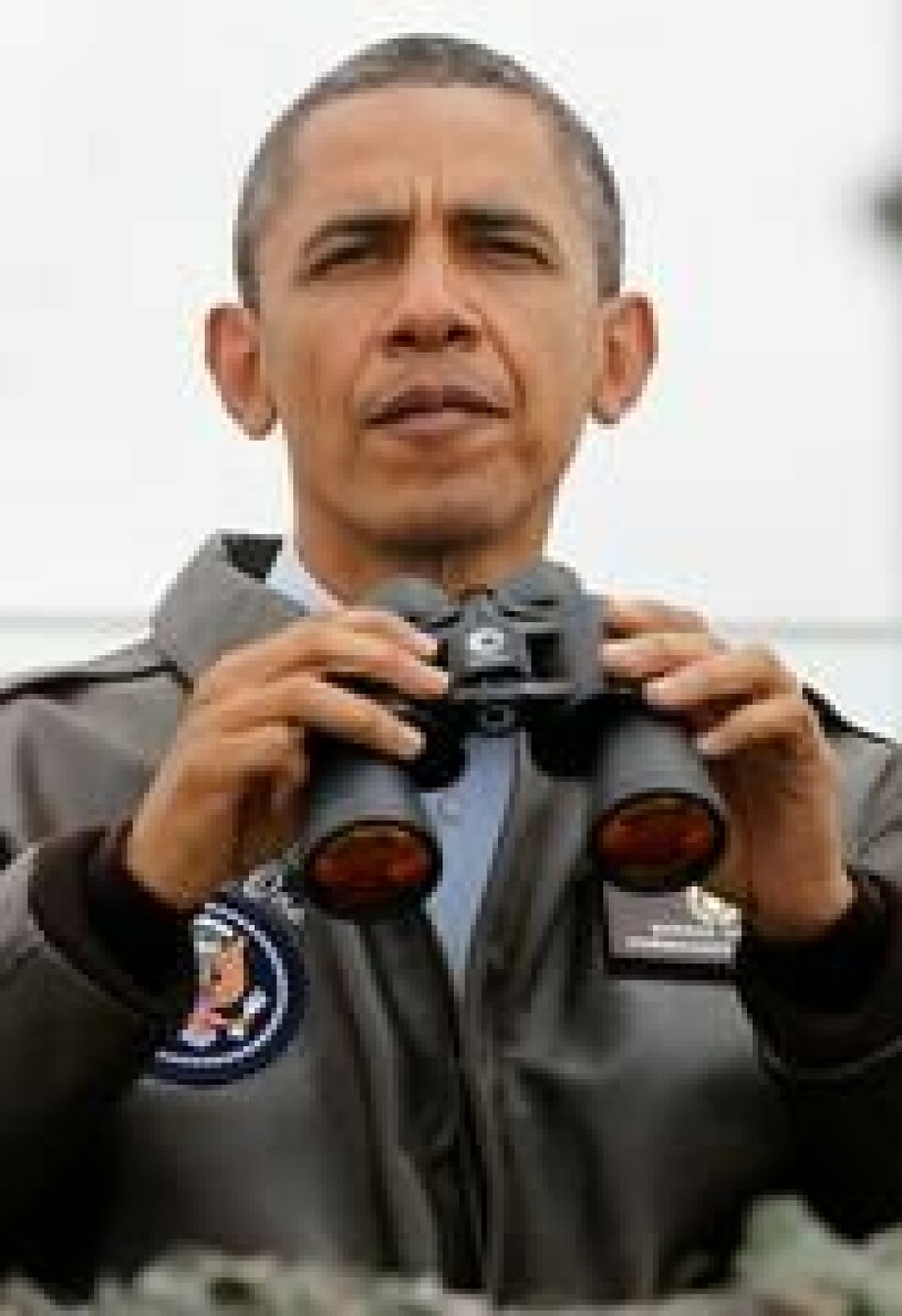 USAs forrige president Barack Obama ser mot Nord-Korea fra en observasjonspost i den demilitariserte sonen mellom Nord og Sør 25. mars 2012. USAs forrige president Barack Obama ser mot Nord-Korea fra en observasjonspost i den demilitariserte sonen mellom Nord og Sør 25. mars 2012. Foto: Pablo Martinez Monsivais / AP