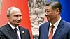 Kinas president Xi Jinping og Russlands president Vladimir Putin har lovet hverandre gjensidig samarbeid, både sivil, økonomisk og militært. Her fra et møte i Beijing, 16. mai 2024. Foto: AP / NTB