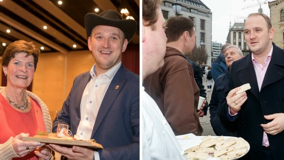Jobben kalles landbruks- og matminister for en grunn. Dale forteller store deler av jobben bestod av å smake på norsk kvalitetsmat. Jobben kalles landbruks- og matminister for en grunn. Dale forteller store deler av jobben bestod av å smake på norsk kvalitetsmat. Foto: Terje Pedersen / NTB scanpix