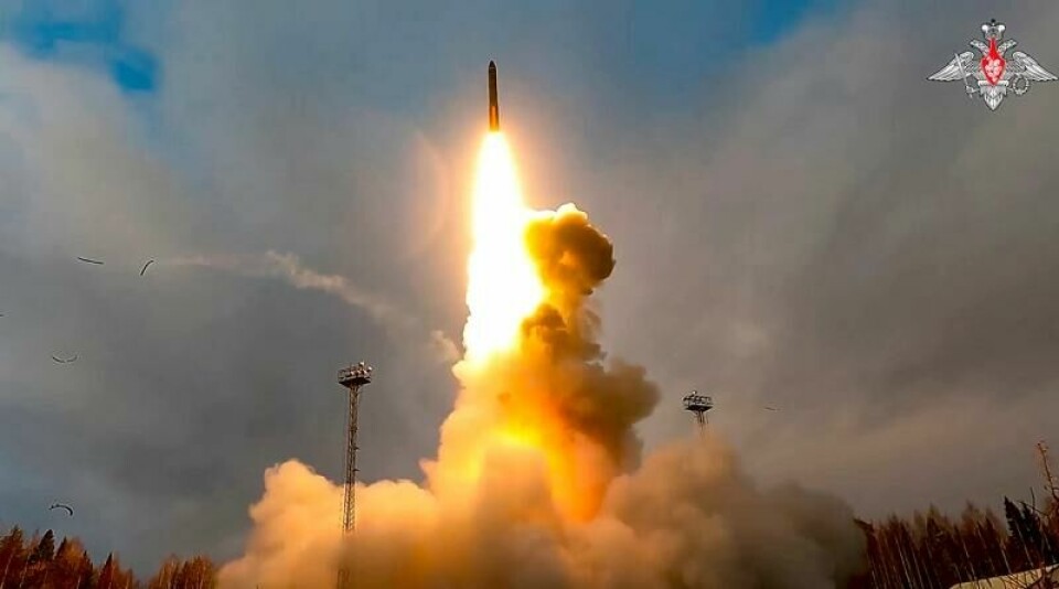 – Man kan se for seg at Russland ville satt inn betydelige ressurser – kanskje også atomvåpen – for å slå ut et eventuelt Ukrainsk atomvåpenprogram i en tidlig fase, sier ekspert. Foto: Russian Defense Ministry Press Service via AP