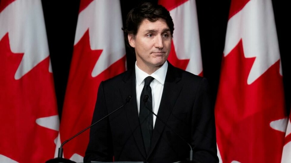 Statsminister Justin Trudeau langet ut mot fraværet av nyheter på Facebook da skogbranner raset i Canada i august i fjor. Bildet ble tatt i Ottawa i forrige måned. Foto: Spencer Colby / The Canadian Press / AP / NTB