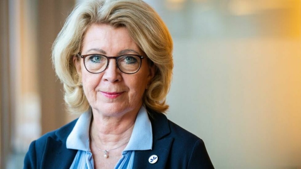 Åslaug Haga, leder i Fornybar Norge. Foto: Beate Oma Dahle / NTB