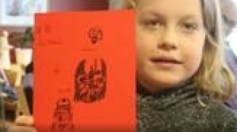 Nikolai (8) har gått for Star Wars-tema på sitt kort. Foto: Leni Aurora Brækhus / ABC Nyheter Nikolai (8) har gått for Star Wars-tema på sitt kort. Foto: Leni Aurora Brækhus / ABC Nyheter