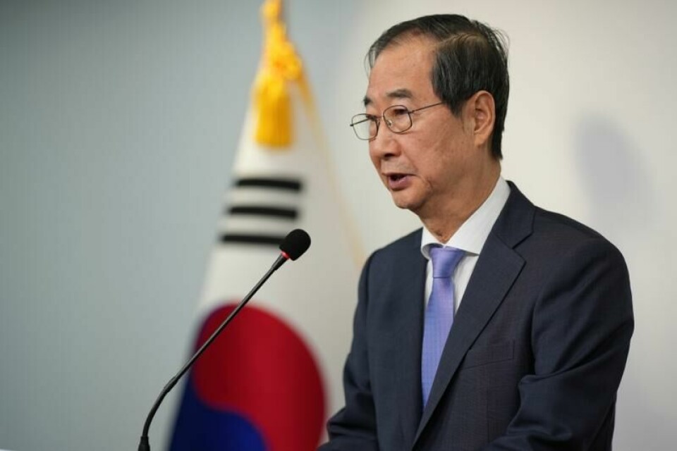 Han Duck-soo er fungerende president i Sør-Korea.