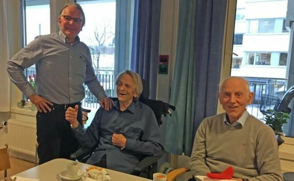 Gründer Halvor Seim sammen med Reidar Holmen og Rolf Tønnesen. Foto: Leni Aurora Brækhus / ABC Nyheter Gründer Halvor Seim sammen med Reidar Holmen og Rolf Tønnesen. Foto: Leni Aurora Brækhus / ABC Nyheter