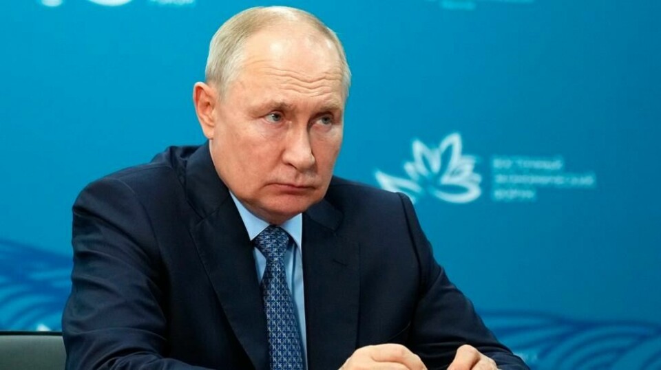 President Vladimir Putin under et møte i forbindelse med Eastern Economic Forum i Vladivostok, Russland, mandag 11. september 2023. Illustrasjonsfoto.