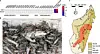 Faksimile fra studien i Nature: marmorkrepsens utbredelse på Madagaskar.