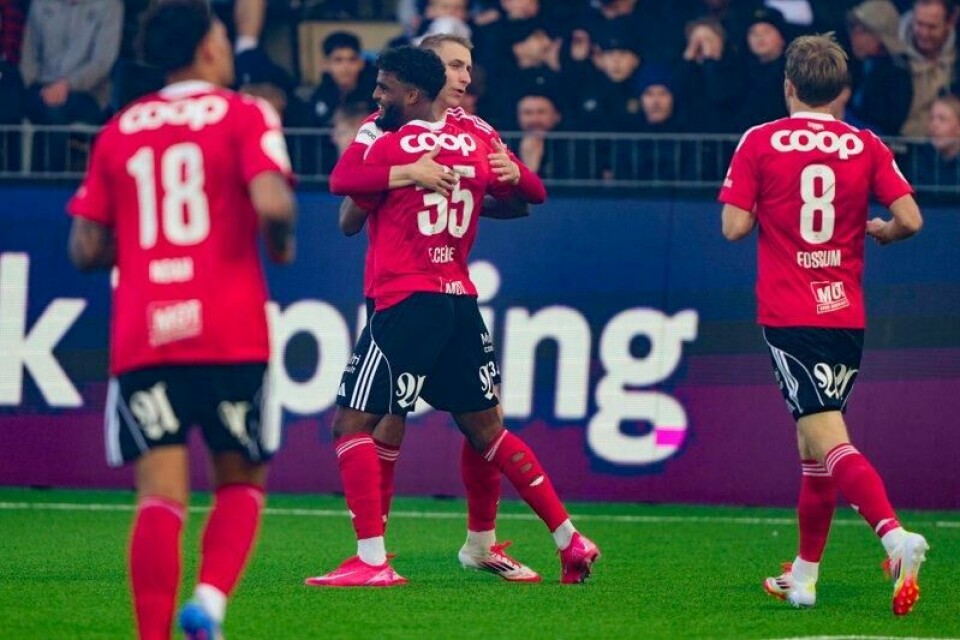 Emil Konradsen Ceide scoret mot Strømsgodset i eliteserieåpningen.