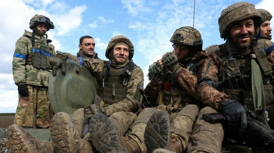 Ukrainske styrker smiler fra øre til øre over gjenerobringen av «porten i nord».