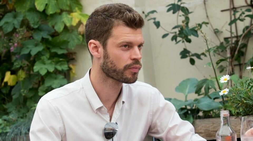 Rødt-leder Bjørnar Moxnes på Rødt sin sommerpressekonferanse i Oslo torsdag.