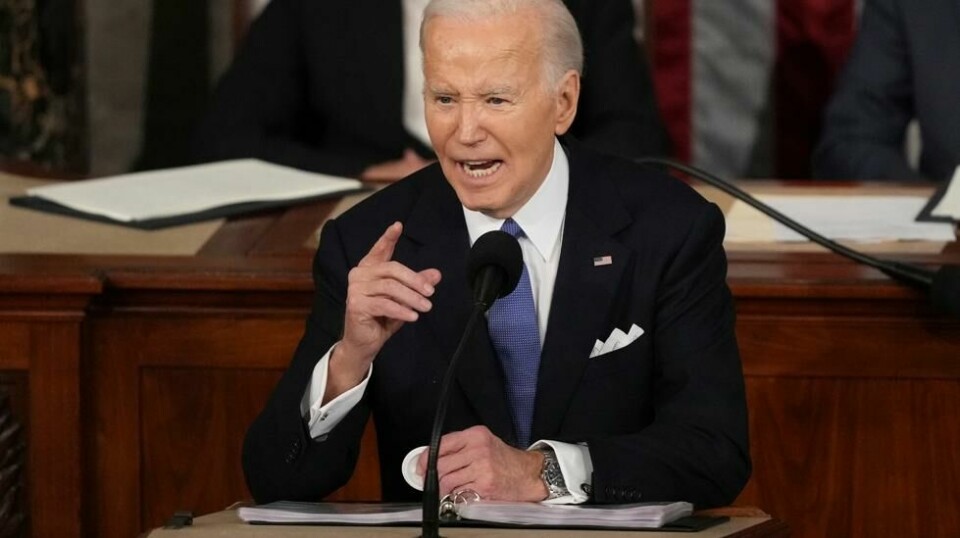 President Joe Biden holdt den årlige State of the Union-talen torsdag. Foto: Andrew Harnik / AP / NTB