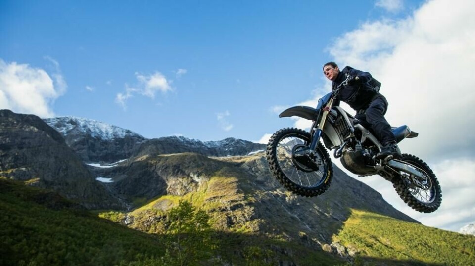 Tom Cruise gjorde kanskje sitt livs stunt på Helsetkopen. Reiselivsoperatøren Nord Adventures tilbyr sykkelturer og fjellturer opp dit.