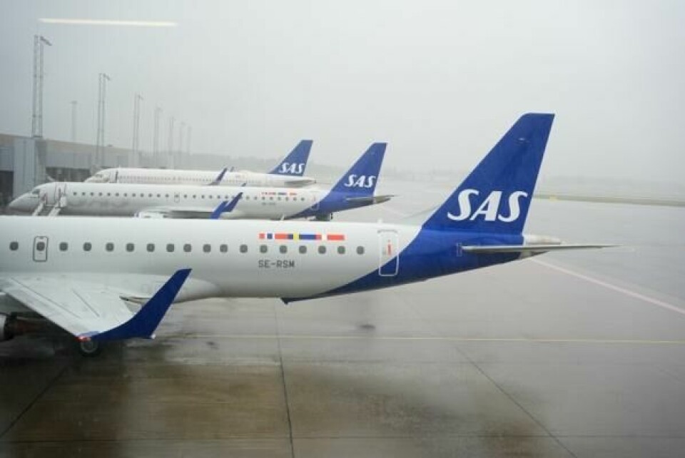SAS-fly skal nå få internett fra Starlink.