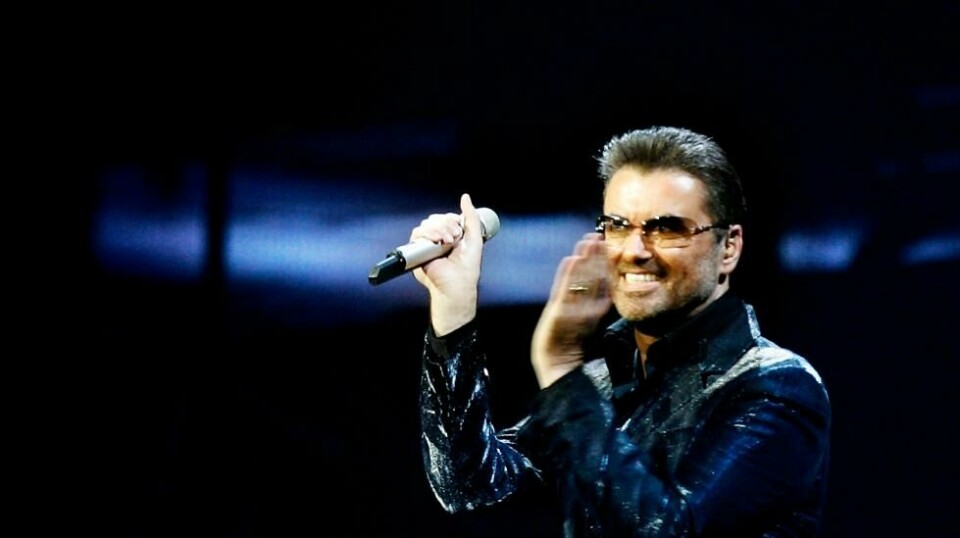 Minnemynten med portrett av George Michael legges ut for salg i Storbritannia mandag. Arkivfoto: Sara Johannessen Meek / NTB