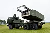 HIMARS står for High Mobility Artillery Rocket Systems. Her er et slikt våpensystem under en militærøvelse i Latvia i september 2022. Foto: Gints Ivuskans / AFP / NTB