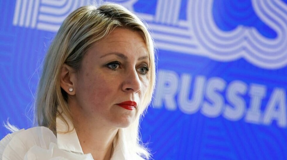 Russiske Maria Zakharova er talsperson i utenrikssaker, og kommer med klar oppfordring til USA.