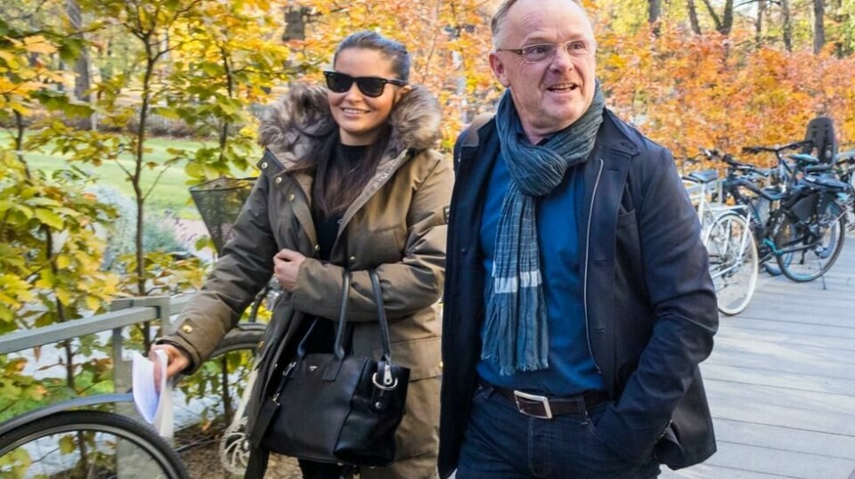 Oslo 20181029. Bahareh Letnes på vei til lanseringen av boken «Fremmede makter har flyttet inn» på Litteraturhuset i Oslo mandag.