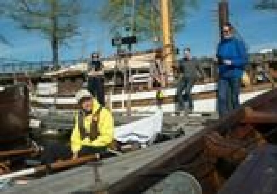 Clamer før avreise Clamer før avreise Foto: Foto: Knut Skaun Sveen