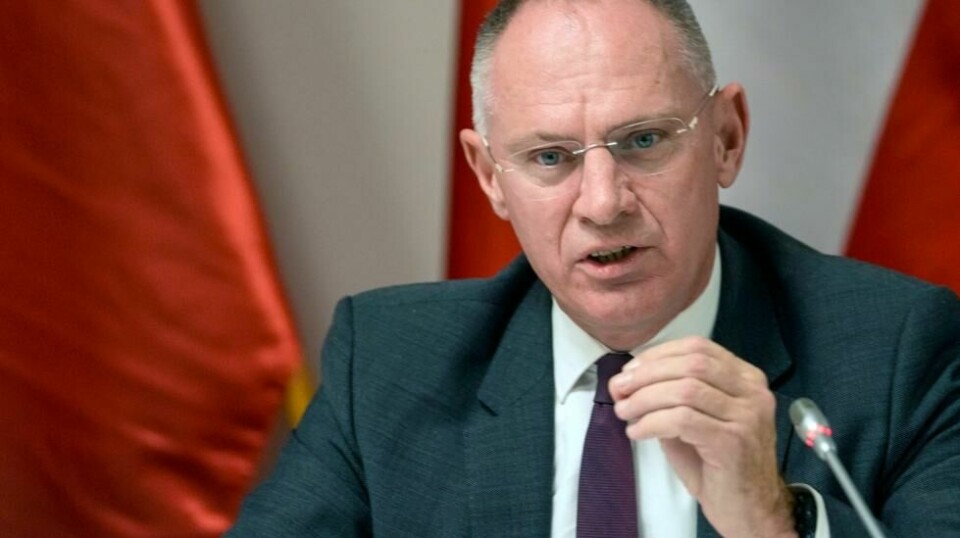 Østerrikes innenriksminister Gerhard Karner. Foto: Darko Vojinovic / AP / NTB