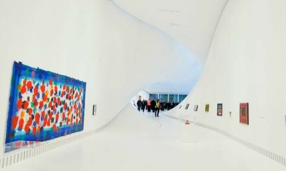 Fra åpningen av Kistefos nye museumsbygg «The Twist» 19. september i fjor. Kistefos åpner for 2020-sesongen 24. mai og stenger 11. oktober. Foto: Fredrik Hagen / NTB scanpix Fra åpningen av Kistefos nye museumsbygg «The Twist» 19. september i fjor. Kistefos åpner for 2020-sesongen 24. mai og stenger 11. oktober. Foto: Fredrik Hagen / NTB scanpix