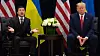 President i USA Donald Trump og president i Ukraina Volodymyr Zelenskyj under et møte i New York i 2019. Foto: Saul Loeb / AFP / NTB