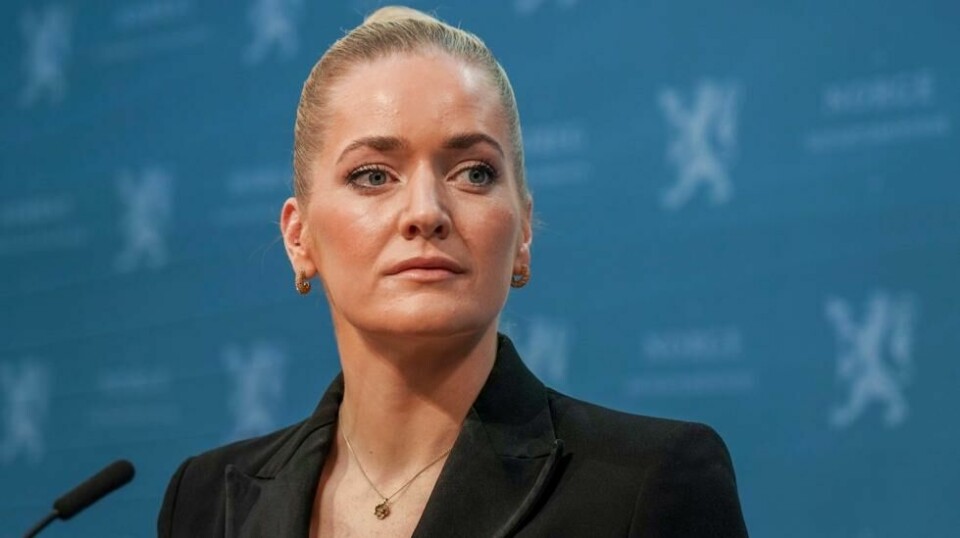Justis- og beredskapsminister Emilie Enger Mehl (Sp) lover at regjeringen vil legge fram et forslag om samtykkelov i denne stortingsperioden. Foto: Ole Berg-Rusten / NTB