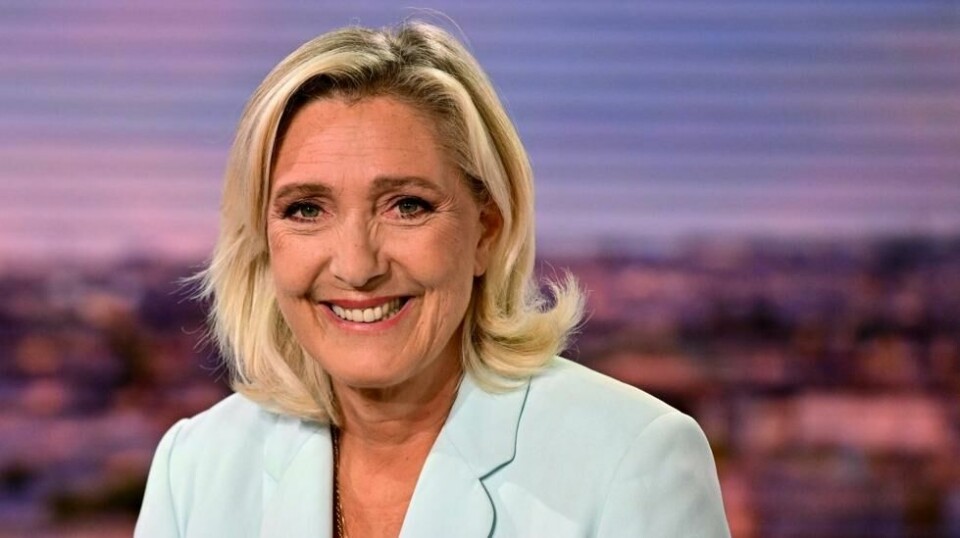 Marine Le Pen leder det franske partiet Nasjonal Samling (RN).