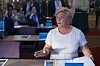 Siv Jensen minutter før landsmøtetalen. Foto: Mads Fremstad / ABC Nyheter