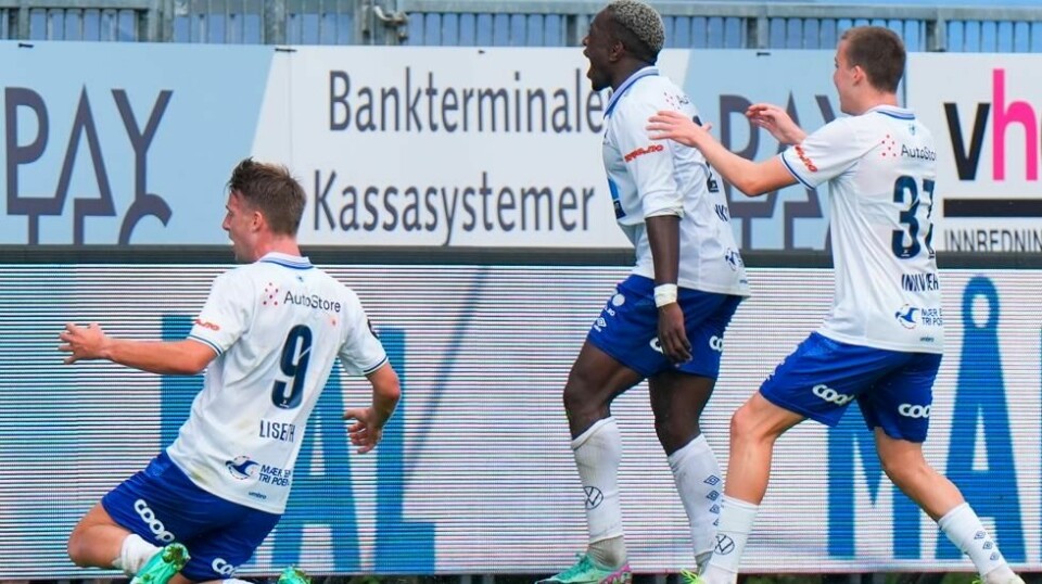 Claus Niyukuri snudde kampen for Haugesund. Foto: Jan Kåre Ness / NTB