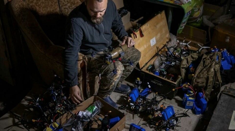 – Dronebruk er i ferd med bli en ny norm for landkrig langs fronten i Ukraina, har oberstløytnant Palle Ydstebø tidligere sagt til ABC Nyheter. Foto: REUTERS/Viacheslav Ratynskyi