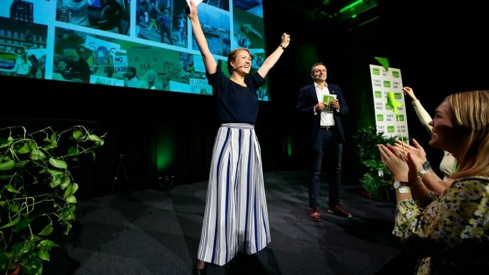 I september kunne Une Bastholm juble for et fantastisk kommunevalg. Hun drømmer om å juble på samme måte etter stortingsvalget i 2021. I september kunne Une Bastholm juble for et fantastisk kommunevalg. Hun drømmer om å juble på samme måte etter stortingsvalget i 2021. Foto: Håkon Mosvold Larsen / NTB scanpix