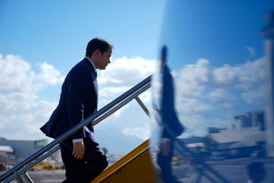 Utenriksminister Marco Rubio under et besøk i Guatemala onsdag.