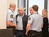 DØMT: Gjermund Cappelen ble dømt til 15 års fengsel i rettsal 250 i Oslo Tingrett. Forsvarer Benedict de Vibe og advokat Kaja de Vibe Malling står til høyere for Cappelen. Foto: Vidar Ruud / NTB scanpix