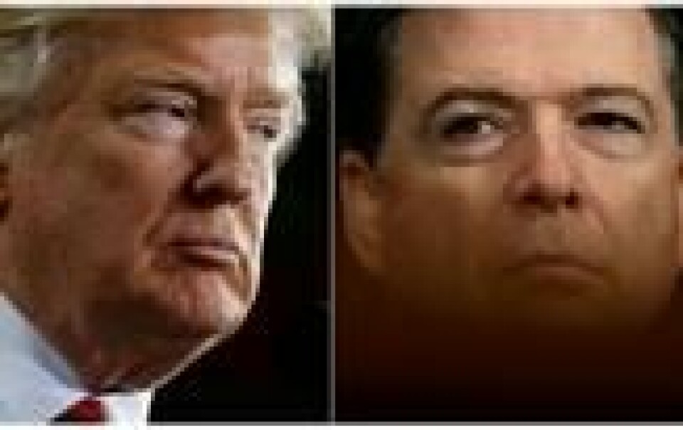– Jeg trenger lojalitet. Jeg forventer lojalitet, skal Trump ha sagt.til James Comey. Foto: Jonathan Ernst/Reuters – Jeg trenger lojalitet. Jeg forventer lojalitet, skal Trump ha sagt.til James Comey. Foto: Jonathan Ernst/Reuters Foto: Jonathan Ernst / Reuters
