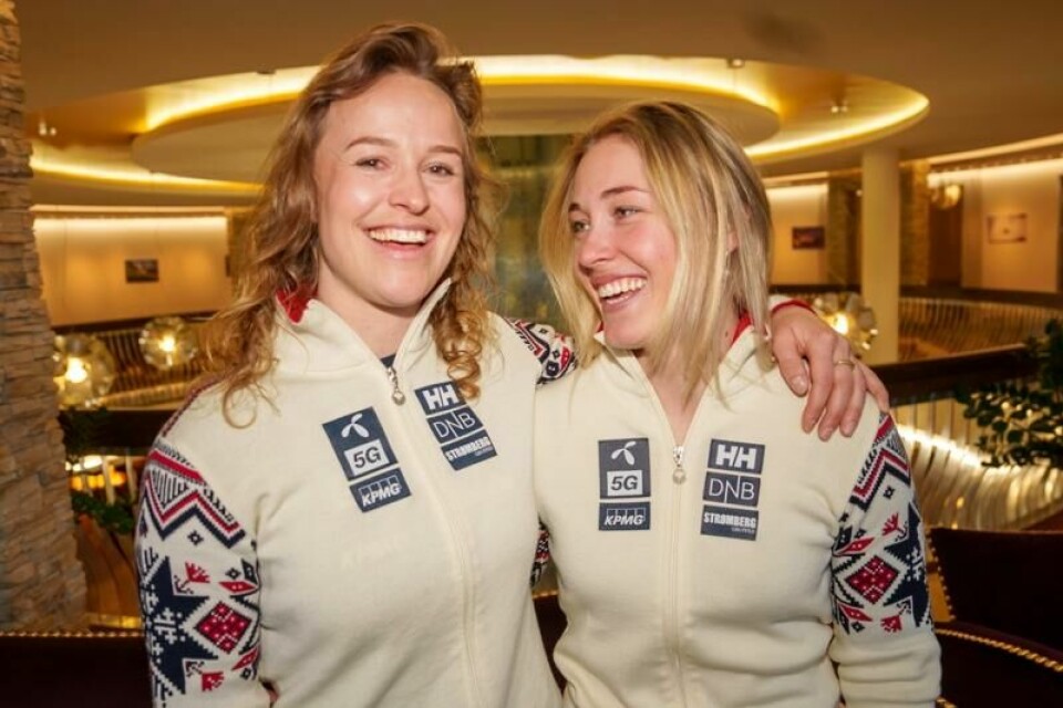 Mina Fürst Holtmann og Kajsa Vickhoff er klare til dyst i VM.