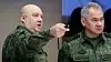 Den russiske generalen Sergej Surovikin (til venstre) er pågrepet, ifølge Moscow Times. Nå melder ISW at forsvarsminister Sergej Sjojgu kan bli byttet ut. Foto: Gavriil Grigorov, Sputnik, Kremlin Pool Photo via AP / NTB Foto: NTB