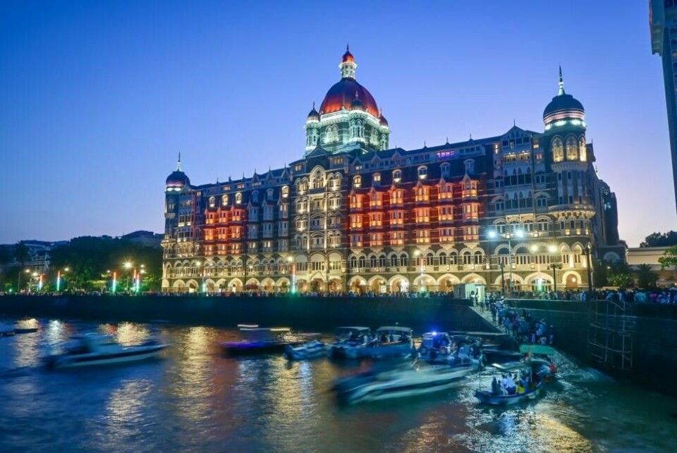 Det luksuriøse hotellet Taj Mahal Palace i Mumbai regnes som et av Indias beste hoteller. Bestemmer du deg imidlertid for å ligge over en natt her, må du være obs på en ånd som etter sigende ferdes på stedet. Det luksuriøse hotellet Taj Mahal Palace i Mumbai regnes som et av Indias beste hoteller. Bestemmer du deg imidlertid for å ligge over en natt her, må du være obs på en ånd som etter sigende ferdes på stedet. Foto: Sira Anamwong / Shutterstock / NTB