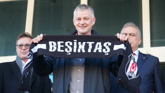 Ole Gunnar Solskjær ligger på 3.-plass på tabellen med Besiktas.