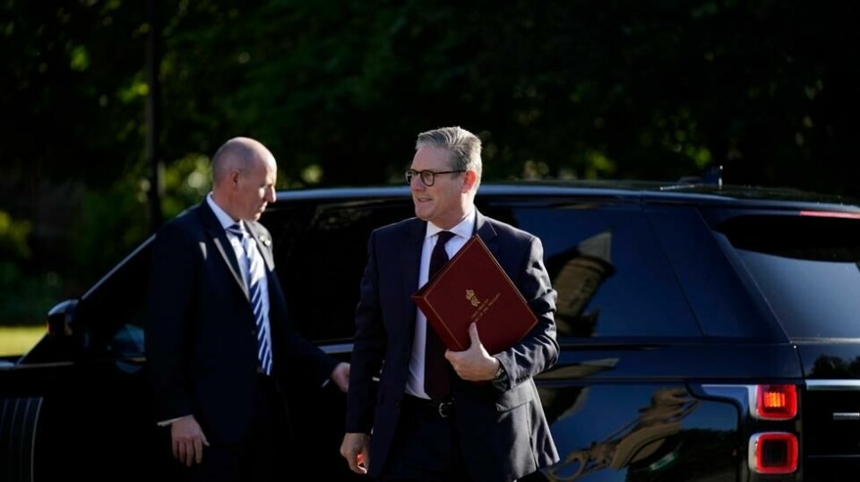 Storbritannias statsminister Keir Starmer ankom Nord-Irland mandag. Foto: Niall Carson / AP / NTB