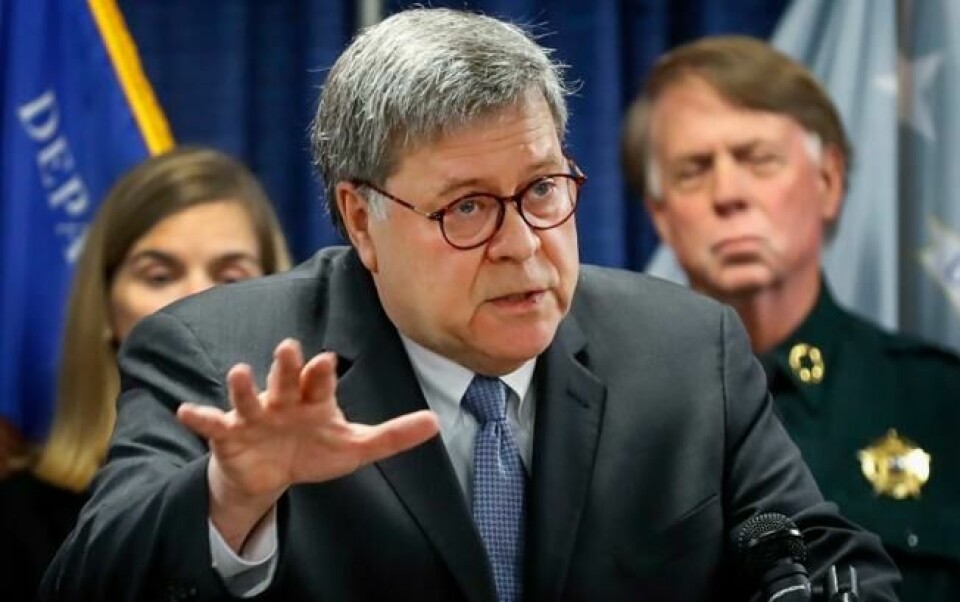 USAs justisminister William Barr har gått med på å vitne for justiskomiteen i Representantenes hus i mars om straffeutmålingen til en tidligere Trump-rådgiver. Foto: AP / NTB scanpix USAs justisminister William Barr har gått med på å vitne for justiskomiteen i Representantenes hus i mars om straffeutmålingen til en tidligere Trump-rådgiver. Foto: AP / NTB scanpix Foto: Mark Weber / AP