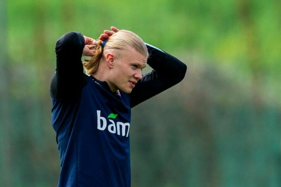 Erling Braut Haaland liker seg i Marbella.