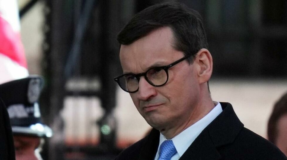 Den polske statsministeren er svært kritisk til Macrons åpne linje til Putin.