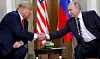 Donald Trump og Vladimir Putin møttes i Helsingfors i Finland i juli 2018 under Trumps første periode som president i USA. Foto: Pablo Martinez Monsivais / AP / NTB