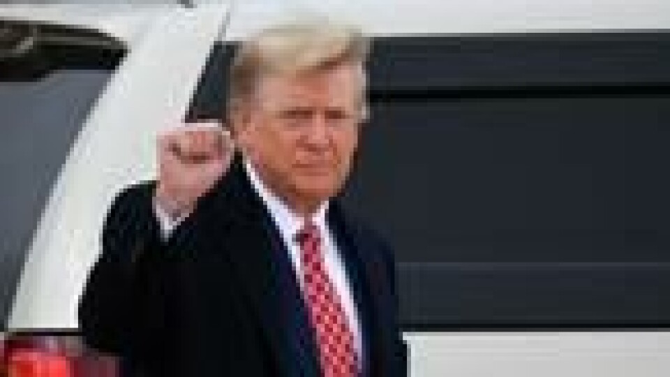 Donald Trump gjorde det klart på Truth Social at han ikke var særlig imponert over Christies kunngjøringstale. Donald Trump gjorde det klart på Truth Social at han ikke var særlig imponert over Christies kunngjøringstale. Foto: Andy Buchanan / AFP / NTB