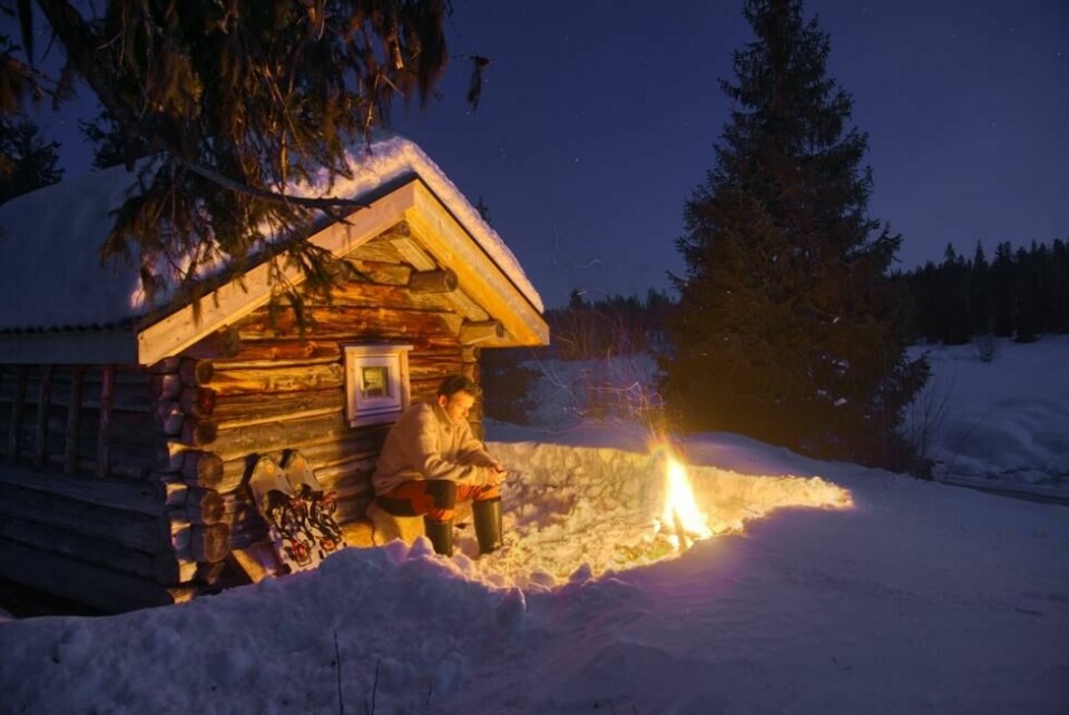 Fessburet - åpen bu i Drevdalen i Trysil. Fessburet - åpen bu i Drevdalen i Trysil. Foto: Torkel Skoglund