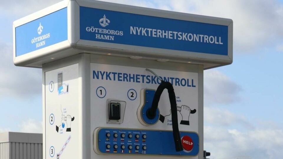 Tar du danskebåten til Sverige må du blåse i denne
