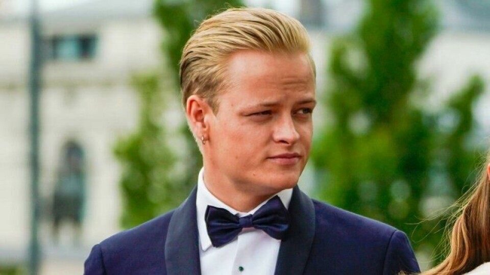 Marius Borg Høiby under 18-årsmarkeringen til prinsesse Ingrid Alexandra i 2022.