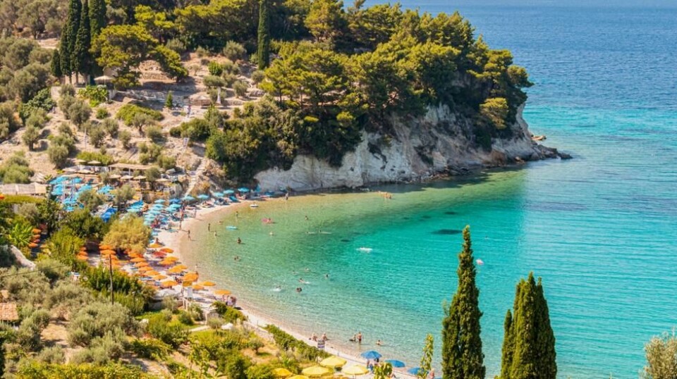 Det er på den greske øya Samos i Egeerhavet den savnede turisten ble funnet. Dette er et illustrasjonsfoto.