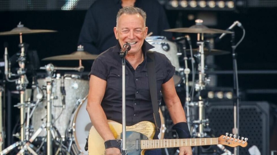 Bruce Springsteen og The E Street Band under konserten i Oslo sist sommer.